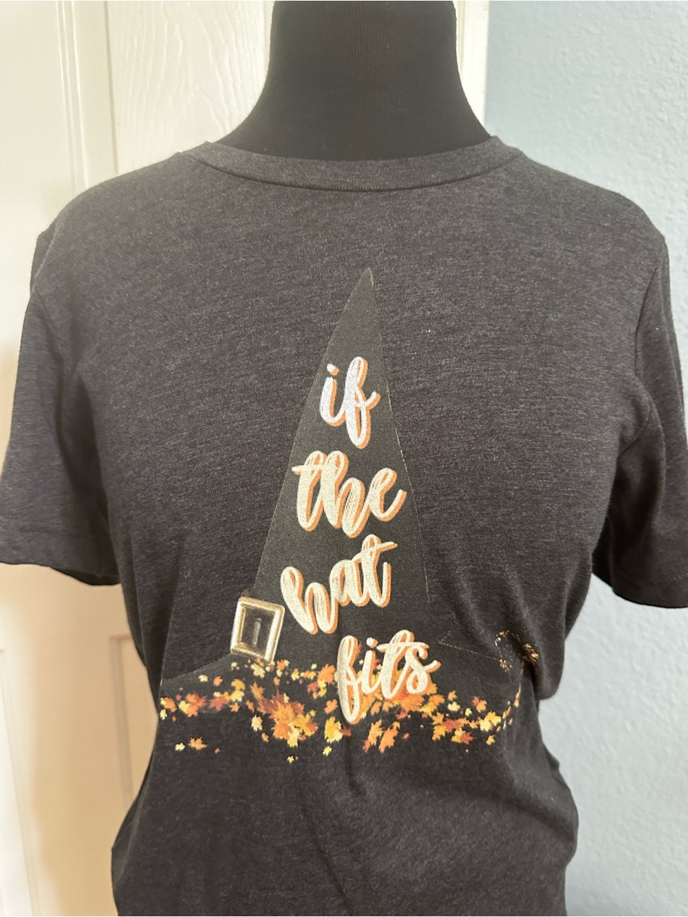 Kids Black 'If the Hat Fits' Graphic Tee
